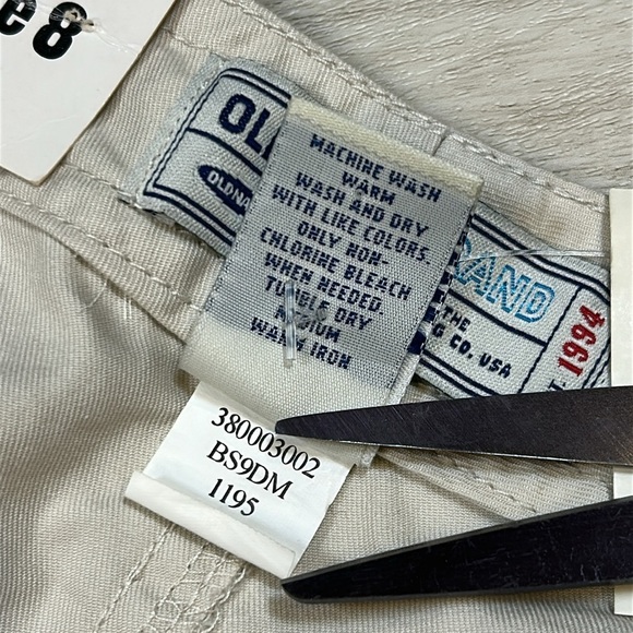 Y2K Creamy Khaki Low Rise Long Chino Maxi Skirt w/ Tie Front Waist / NWT / Sz 8 - Picture 8 of 8